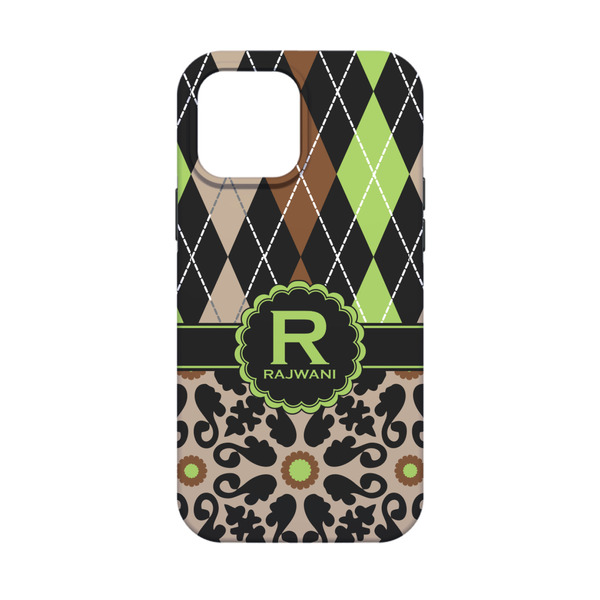Argyle & Moroccan Mosaic iPhone 13 Mini Tough Case - Back