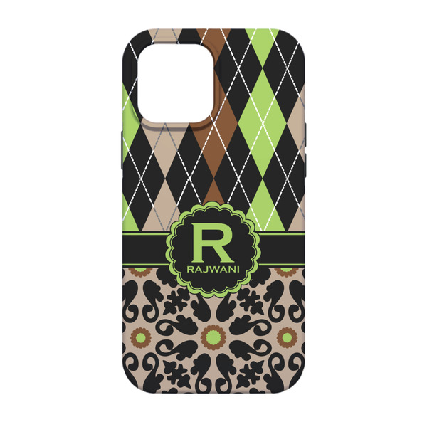 Argyle & Moroccan Mosaic iPhone 13 Tough Case - Back