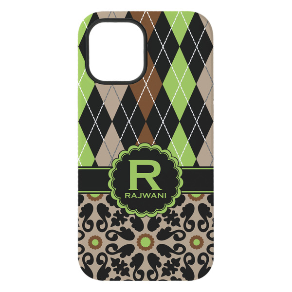 Argyle & Moroccan Mosaic iPhone 15 Pro Max Tough Case - Back