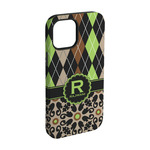 Argyle & Moroccan Mosaic iPhone Case - Rubber Lined - iPhone 15 (Personalized)