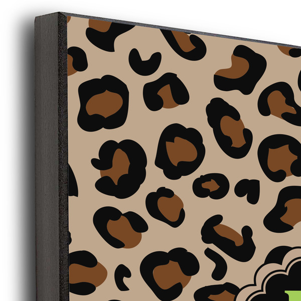 Granite Leopard 11x14 Wood Print - Closeup