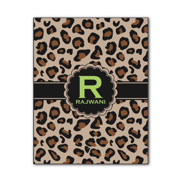 Custom Granite Leopard Wood Print - 11x14 (Personalized)