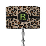 Granite Leopard 12" Drum Lamp Shade - Fabric (Personalized)