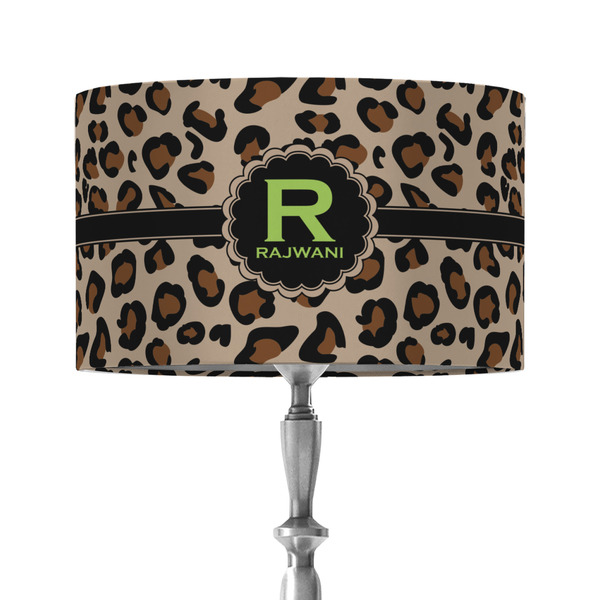 Custom Granite Leopard 12" Drum Lamp Shade - Fabric (Personalized)