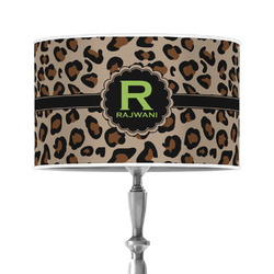 Granite Leopard 12" Drum Lamp Shade - Poly-film (Personalized)