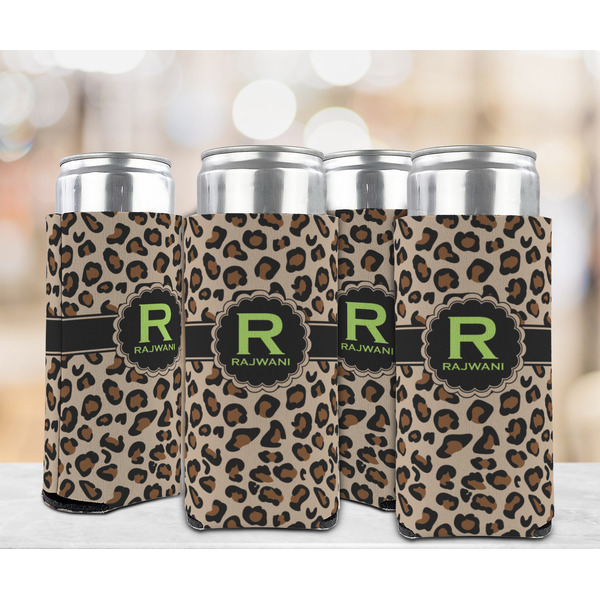 Granite Leopard 12oz Tall Can Sleeve - Set of 4 - LIFESTYLE