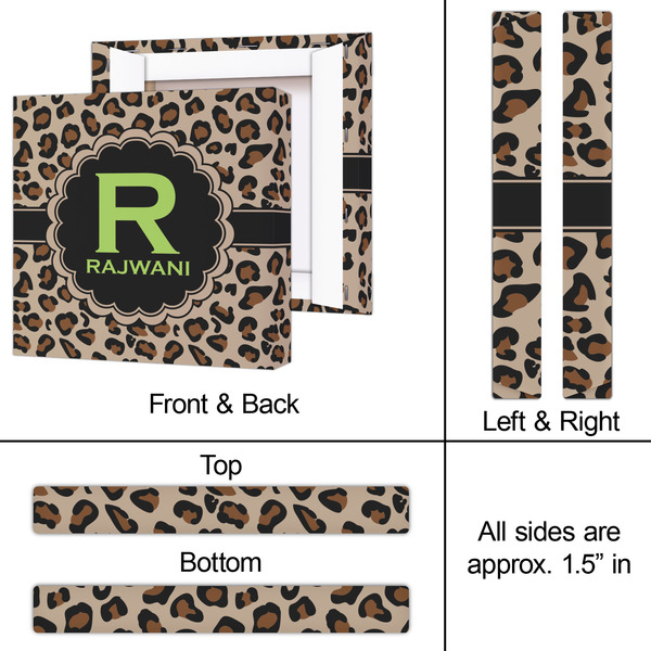 Granite Leopard 12x12 - Canvas Print - Approval