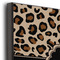 Granite Leopard 12x12 Wood Print - Closeup