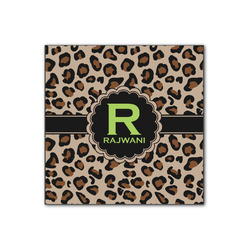 Granite Leopard Wood Print - 12x12 (Personalized)