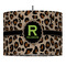 Granite Leopard Drum Pendant Lamp (Personalized)
