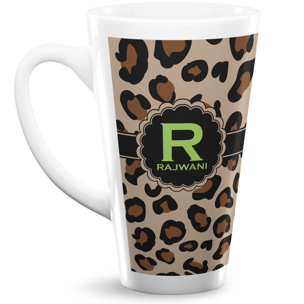 Custom Granite Leopard Latte Mug (Personalized)