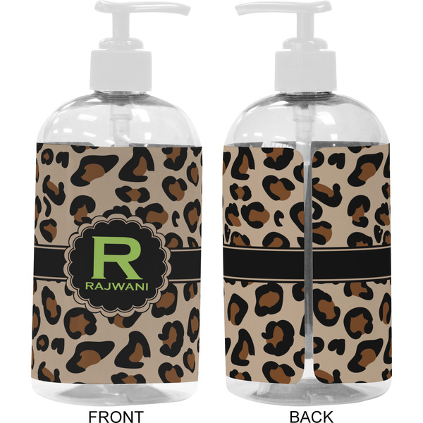 Granite Leopard 16 oz Plastic Liquid Dispenser- Approval- White
