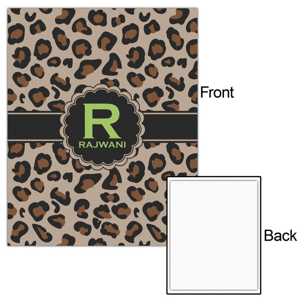 Granite Leopard 16x20 - Matte Poster - Front & Back