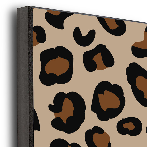 Granite Leopard 16x20 Wood Print - Closeup