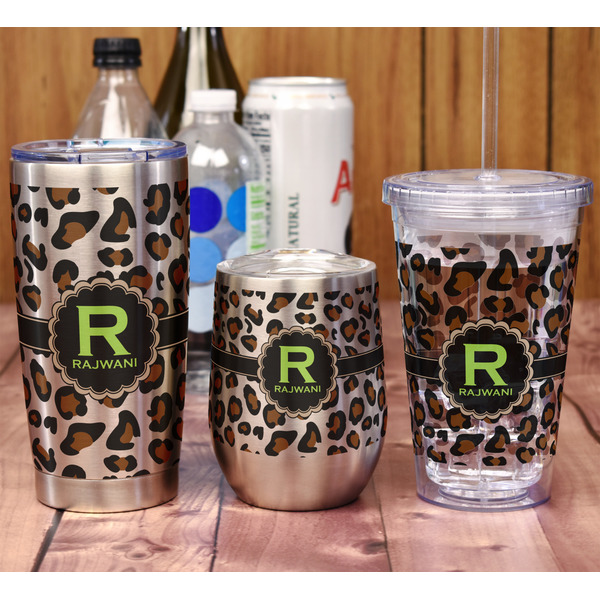 Granite Leopard 20oz SS Tumbler - Full Print - In Context