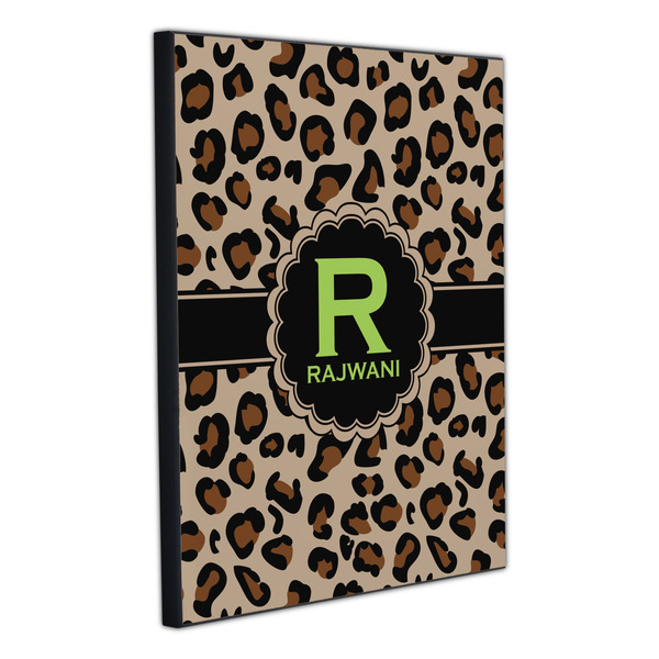 Granite Leopard 20x24 Wood Print - Angle View