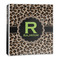 Granite Leopard 3-Ring Binder - 1 inch (Personalized)