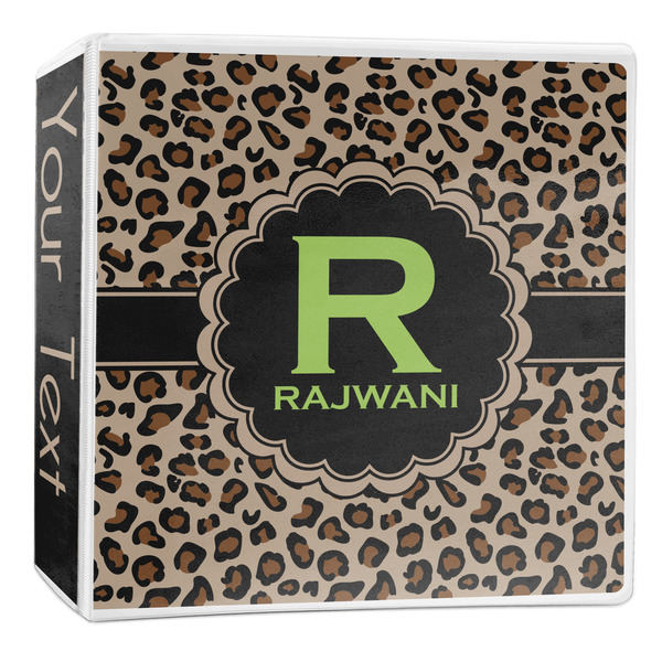 Custom Granite Leopard 3-Ring Binder - 2 inch (Personalized)