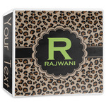 Granite Leopard 3-Ring Binder - 3 inch (Personalized)