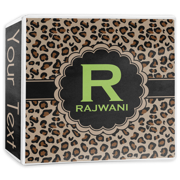 Custom Granite Leopard 3-Ring Binder - 3 inch (Personalized)