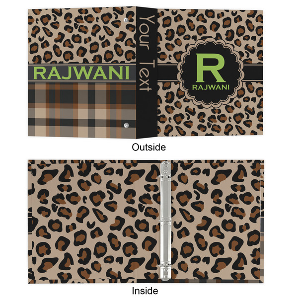 Granite Leopard 3 Ring Binders - Full Wrap - 1" - APPROVAL