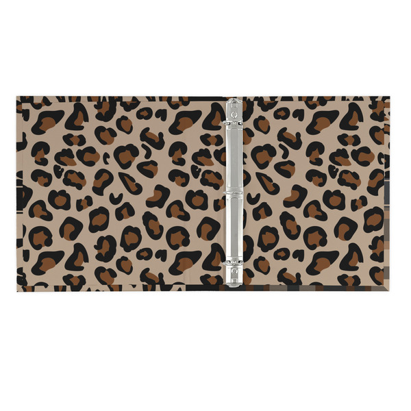 Granite Leopard 3 Ring Binders - Full Wrap - 1" - OPEN INSIDE
