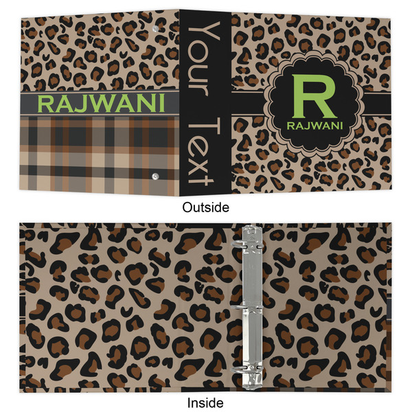 Granite Leopard 3 Ring Binders - Full Wrap - 2" - APPROVAL