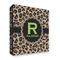 Granite Leopard 3 Ring Binder - Full Wrap - 2" (Personalized)