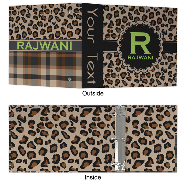 Granite Leopard 3 Ring Binders - Full Wrap - 3" - APPROVAL