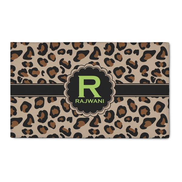 Custom Granite Leopard 3' x 5' Patio Rug (Personalized)