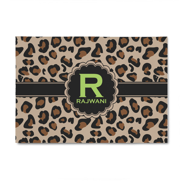 Custom Granite Leopard 4' x 6' Indoor Area Rug (Personalized)