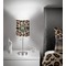 Granite Leopard 7 inch drum lamp shade - in room
