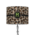 Granite Leopard 8" Drum Lamp Shade - Fabric (Personalized)
