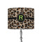 Granite Leopard 8" Drum Lampshade - ON STAND (Fabric)
