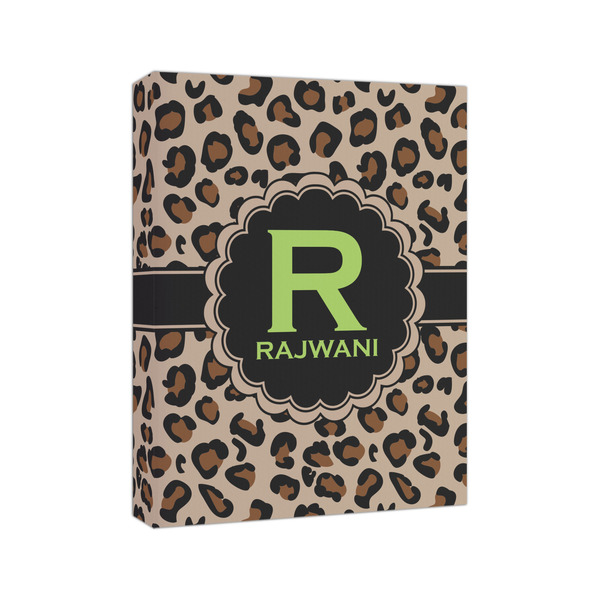 Granite Leopard 8x10 - Canvas Print - Angled View