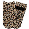 Granite Leopard Adult Ankle Socks - Single Pair - Front and Back