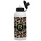 Granite Leopard Aluminum Water Bottle - White Front