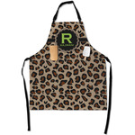 Granite Leopard Apron With Pockets w/ Name and Initial