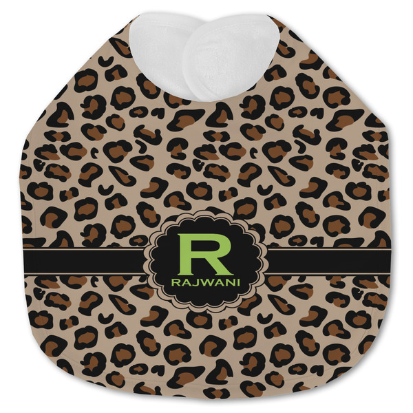 Granite Leopard Baby Bib - AFT closed