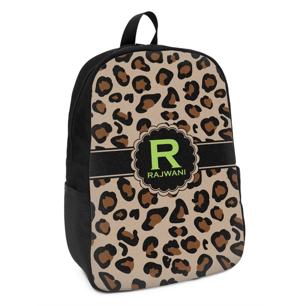Custom Granite Leopard Kids Backpack (Personalized)