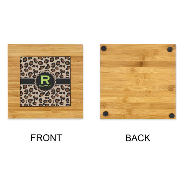 Granite Leopard Bamboo Trivet with 6" Tile - APPROVAL