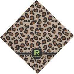 Granite Leopard Dog Bandana Scarf w/ Name and Initial