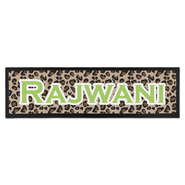 Custom Granite Leopard Bar Mat - Large (Personalized)