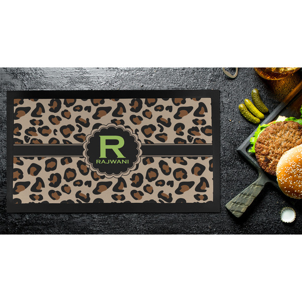 Granite Leopard Bar Mat - Small - LIFESTYLE