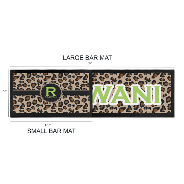 Granite Leopard Bar Mats - Sizing Chart