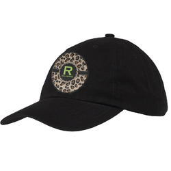 Granite Leopard Baseball Cap - Black (Personalized)