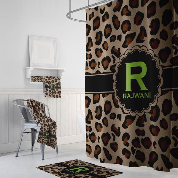 Granite Leopard Bath Towel Sets - 3-piece - In Context