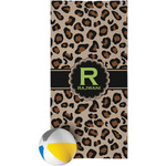 Granite Leopard Beach Towel (Personalized)