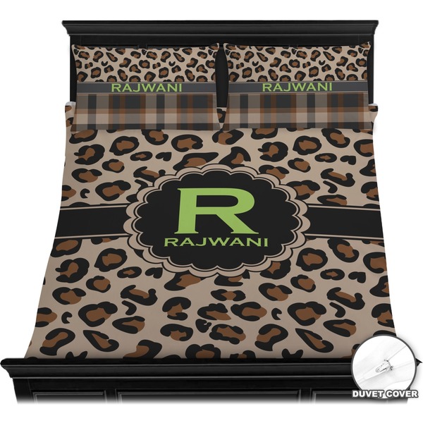 Granite Leopard Bedding Set (Queen) - Duvet