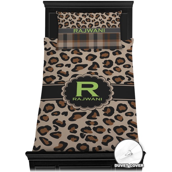 Granite Leopard Bedding Set (Twin) - Duvet